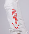 Women&#39;s Clutch Kick P1 Fleece Track Pants - White