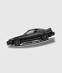 Nissan 180SX Sticker - Black