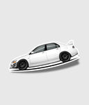 Mitsubishi EVO9 Sticker - White