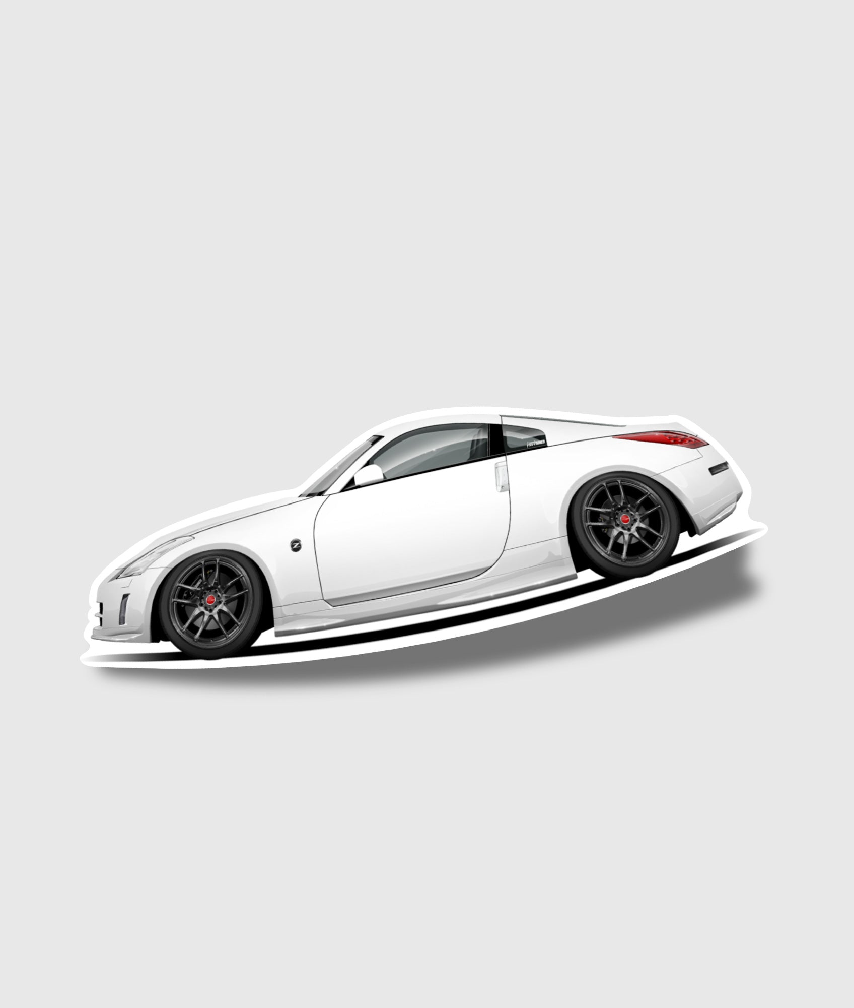 Nissan 350Z Sticker - White – Hardtuned Australia
