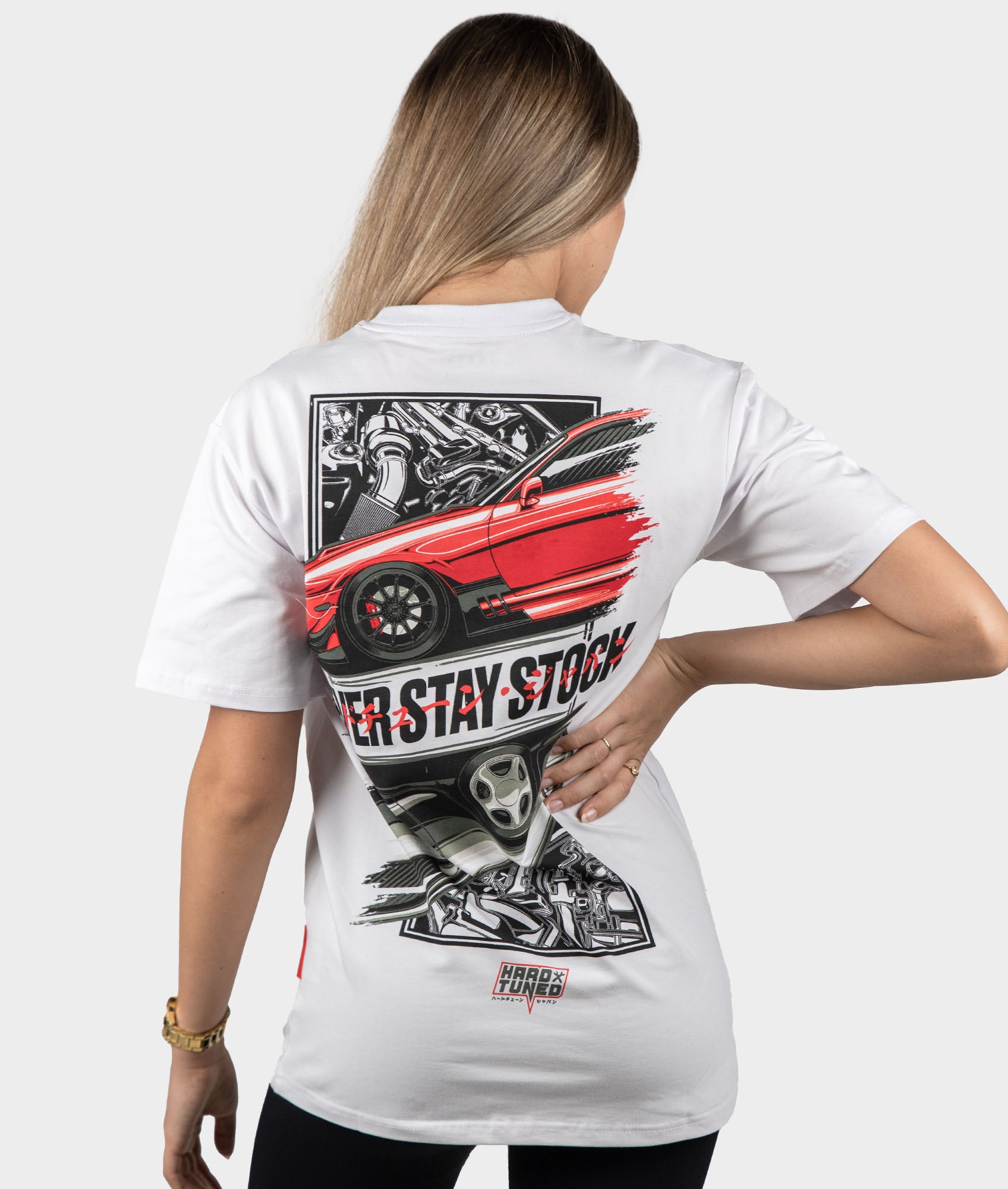 Toyota Supra Never Stay Stock Womens Tee