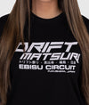 Womens Drift Matsuri Track Tee - Black