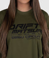 Womens Drift Matsuri Track Tee - Khaki