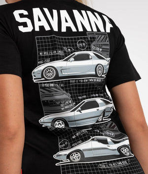 Womens Mazda RX7 Generations Tee