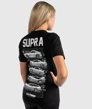 Womens Toyota Supra Generations Tee