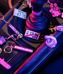 Turbo Bunny Rubber Key Ring
