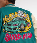 Shred Til Ya Dead Varsity Jacket