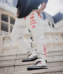 Clutch Kick P1 Fleece Track Pants - White