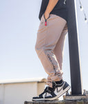 Katakana P1 Fleece Track Pants - Latte