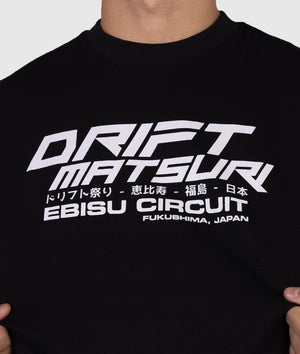 Drift Matsuri Track Tee - Black