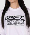 Womens Drift Matsuri Track Tee - White