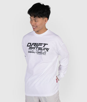 Drift Matsuri Track Tee - White