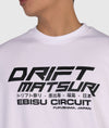 Drift Matsuri Track Tee - White