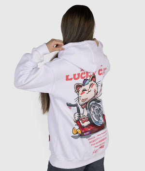 Womens Lucky Cat Hoodie