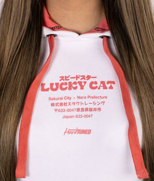 Womens Lucky Cat Hoodie