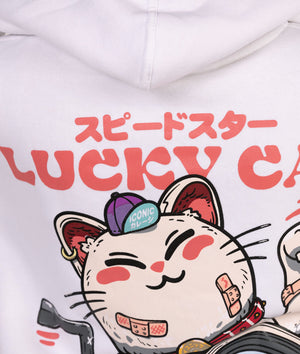 Womens Lucky Cat Hoodie