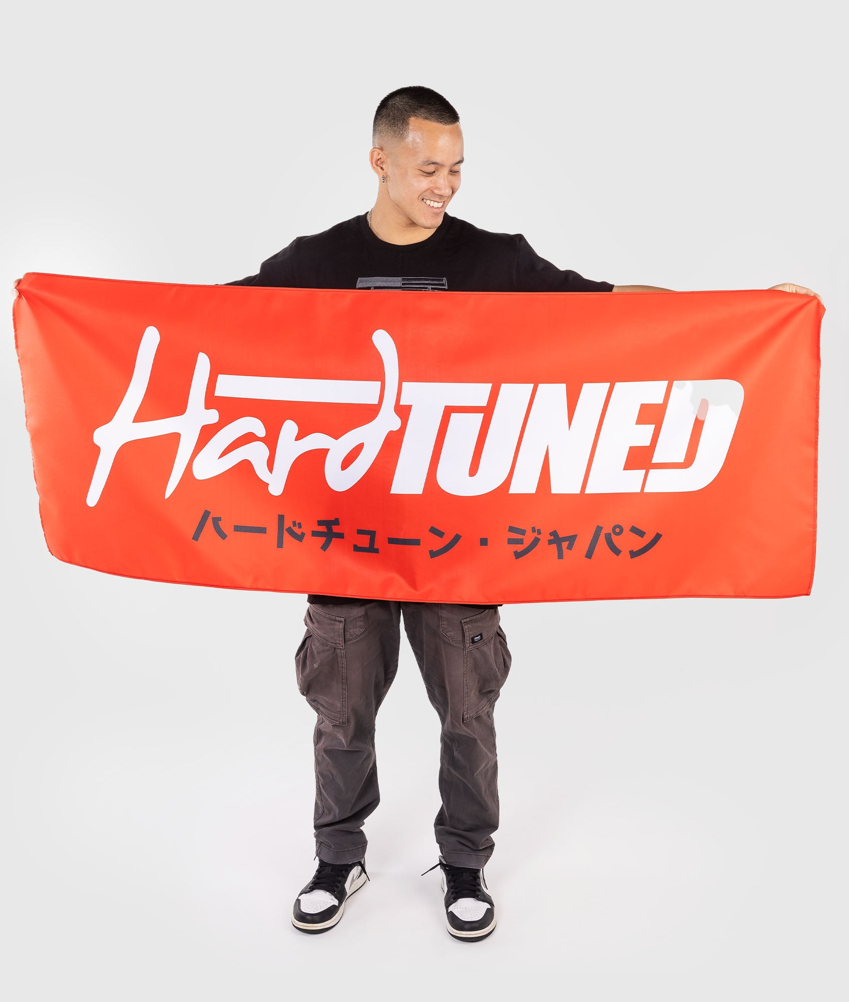 HardTuned Red Garage Flag