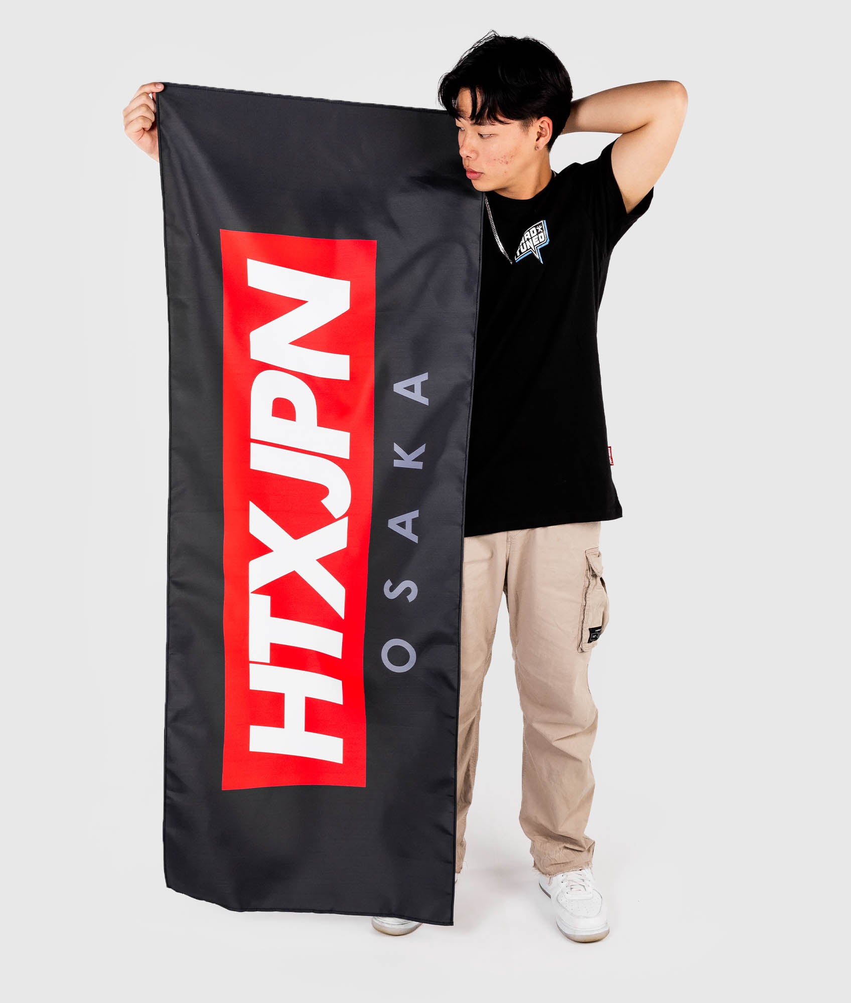 HTxJPN Garage Flag Banner