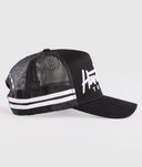 Hardtuned Tokyo Stripes Black - A-Frame Trucker