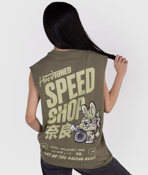 Womens Speed Shop Bunny Tank Top