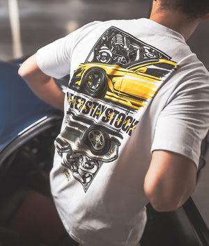 Mazda RX7 Never Stay Stock Tee