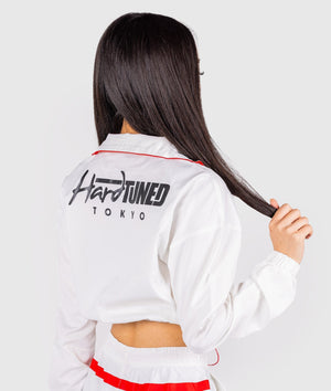 Aero Track Jacket - White - Hardtuned