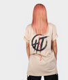 Bloodbath Womens Tee - Tan - Hardtuned