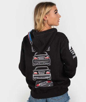 BMW M3 E92, E46, E36, E30 POWER Womens Hoodie - Hardtuned