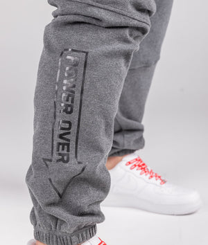 Clutch Kick P1 Fleece Track Pants - Charcoal - Hardtuned