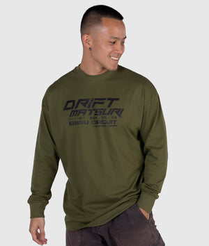 Drift Matsuri Track Tee - Khaki - Hardtuned