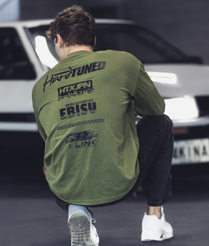 Drift Matsuri Track Tee - Khaki - Hardtuned