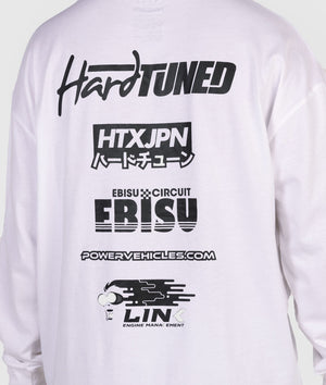 Drift Matsuri Track Tee - White - Hardtuned