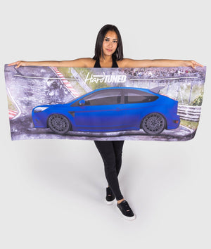 Ford Focus RS 2009 Garage Flag - Hardtuned