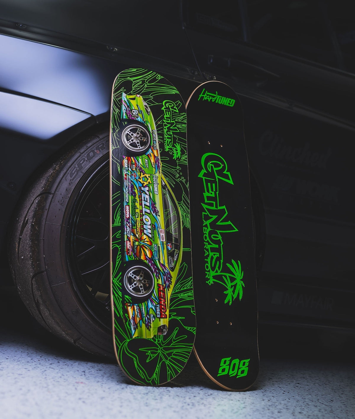 Forrest Wang / Get Nuts Labs Skate Deck - Hardtuned