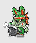 Halloween Bunny Turbo Sticker - Hardtuned