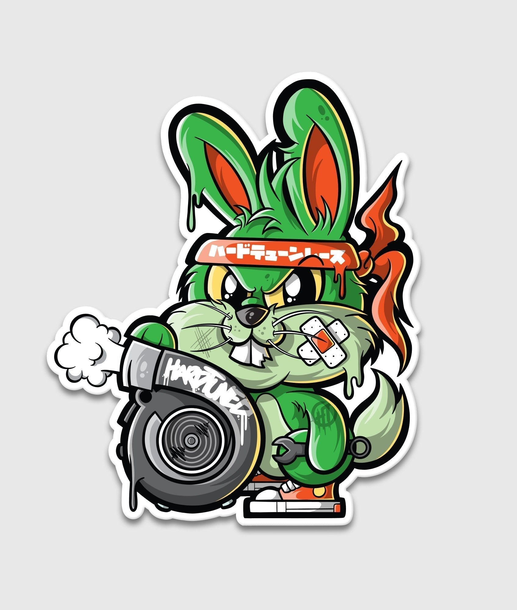 Halloween Bunny Turbo Sticker - Hardtuned