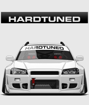 Hardtuned Cutout Window Banner - Hardtuned