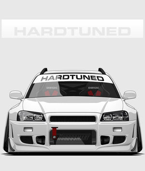 Hardtuned Cutout Window Banner - Hardtuned