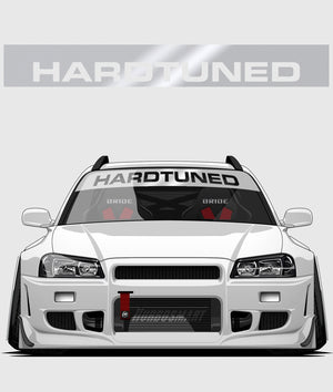 Hardtuned Cutout Window Banner - Hardtuned