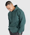 Hardtuned Embossed P1 Fleece Hoodie - Green - Hardtuned