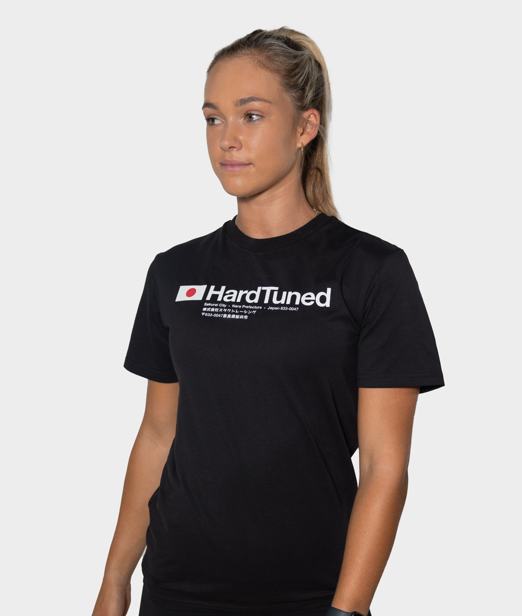 Hardtuned Essential Womens Tee - Black - Hardtuned