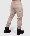 HardTuned Grid Cuffed Chinos - Tan - Hardtuned