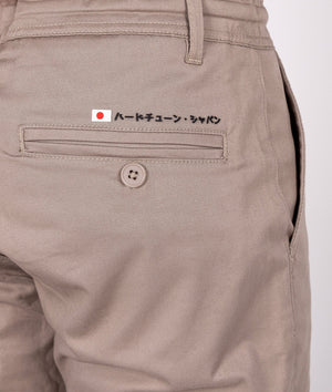 HardTuned Grid Cuffed Chinos - Tan - Hardtuned