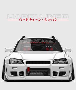 Hardtuned Keyline Window Banner - Hardtuned