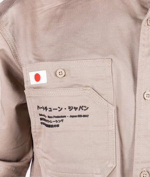 Hardtuned Long Sleeve Work Shirt - Tan - Hardtuned