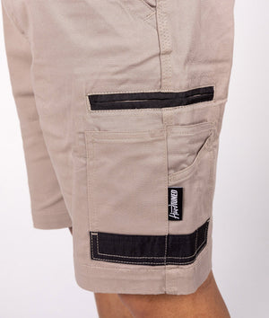 HardTuned Pitstop Cargo Shorts - Tan - Hardtuned