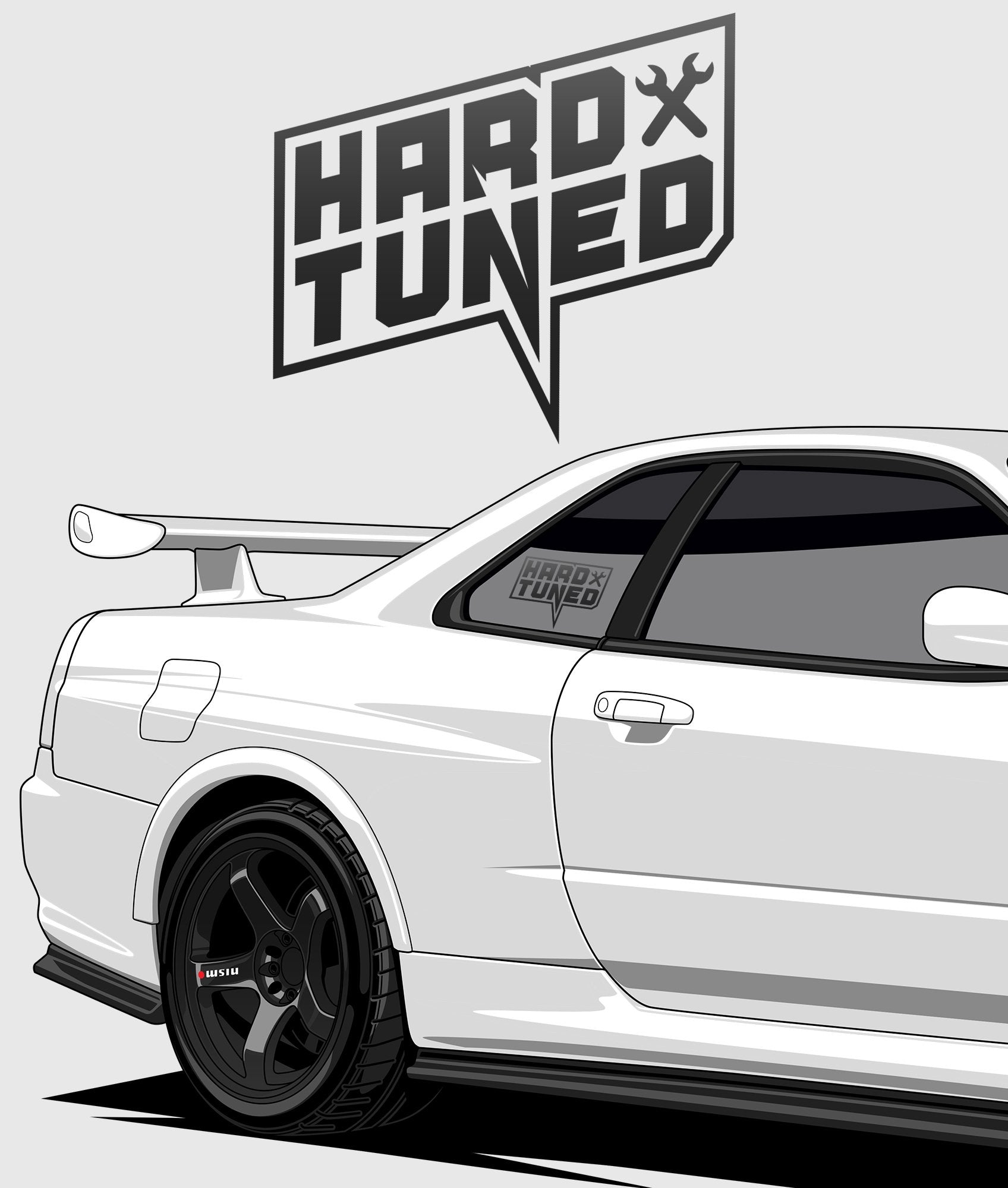 HardTuned Pitstop Vinyl Sticker - Hardtuned