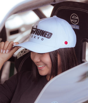 Hardtuned Tokyo White A-Frame Cap - Hardtuned