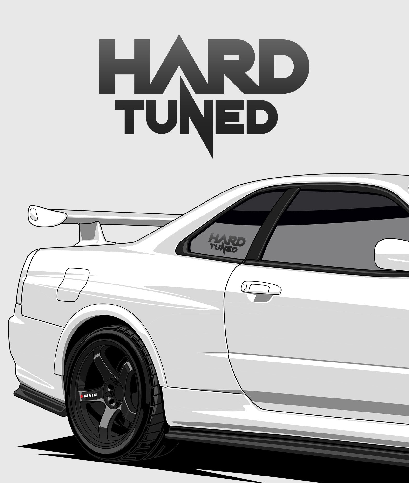 Hardtuned Voltage Vinyl Sticker - Hardtuned