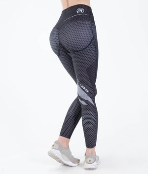 Hex Contour Leggings - Black - Hardtuned